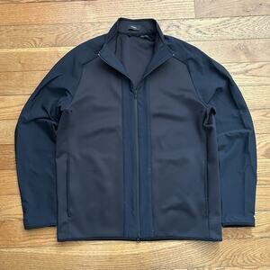 Theory Travus Soft Scuba Performance Commuter Full Zip Jacket Large